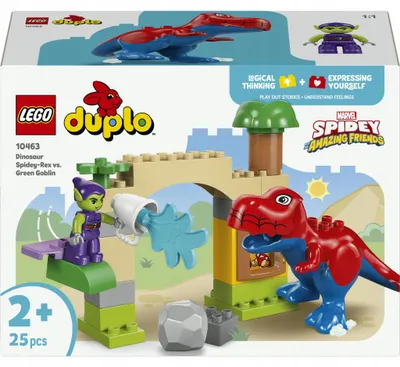Image de LEGO DUPLO Marvel Le dinosaure Spidey-Rex contre le Hobgoblin 10463