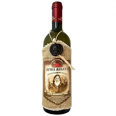 Produktbild von "Abts Seele" Weißwein mit Flaschenverkleidung lieblich 12% vol. 0,75L