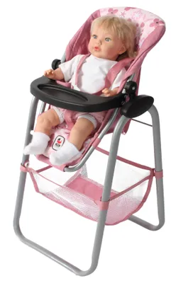 Produktbild von Bayer Chic 2000 Puppen-Hochstuhl 655-85 in Flowers pink