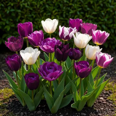 Obrázek produktu pro Exotenherz kv?tinové cibulky - Tulipány Tulipa Blueberry Mix (12 ks) pr?m?r 11-12cm