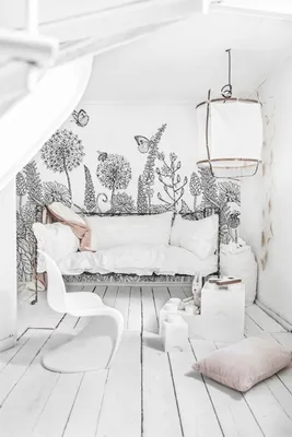 Produktbild von Coloray Fototapete 250x250 cm An Einer Wand Latex Latextapete - Utensil blüht floral.