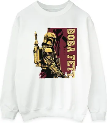 Produktbild von Star Wars - "The Book Of Boba Fett" Sweatshirt für Herren BI44004 (L) (Weiß)