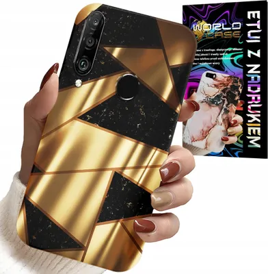 Produktbild von Hülle Für Huawei P30 Lite - Gold Elegantes Design + Hydrofolie