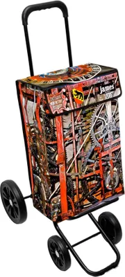 Produktbild von James Einkaufstrolley - ZYTGLOGGE - stabiler Einkaufswagen mit individuellem Design - mehrfarbig: bunt in Ausführung: Quattro-4Raeder