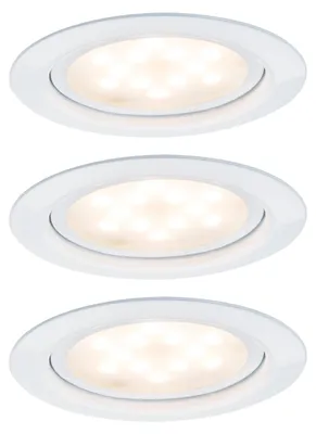 Image de Paulmann LED Lampes encastrables pour meubles Micro Line, set de 3 pièces