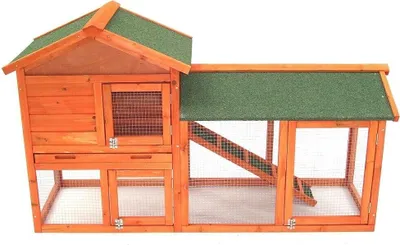 Produktbild von Hasenstall Kaninchenstall XXL Kaninchenkäfig Freilauf Tierkäfig 56614