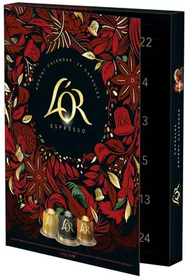 Produktbild von L'Or Koffie - Espresso Koffiecups - Adventskalender - 24 Capsules
