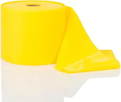 Produktbild von TheraBand® latexfrei Übungsband 45,5m GELB dünn Sparpack