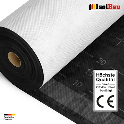 Unterspannbahn Dach 150g/m² Unterdeckbahn 75m²Rolle 1,5x50m Dachfolie SPB 150SKS