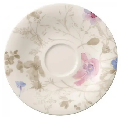 Zdjęcie produktu dla Villeroy&Boch - Spodek pod filiżankę do kawy/herbaty 16cm Mariefleur Gris Basic