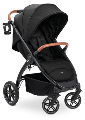 Produktbild von Hauck Uptown, Betthimmel, Traditioneller Kinderwagen, Unisex, Feste Räder, Faltbar, Schwarz