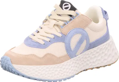 A studio shot of a single sneaker.