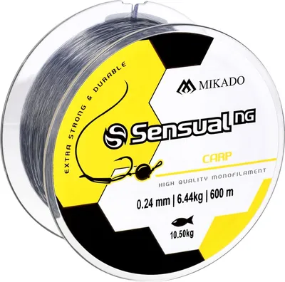 Produktbild von 600m MIKADO SENSUAL NG CARP transparente monofile Angelschnur Ø0,26mm / 6,91kg
