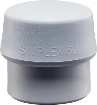 Image de Tête de marteau SIMPLEX TPE-mid 80 mm, anti-abrasion, dureté moyenne HALDER | 4030618312093