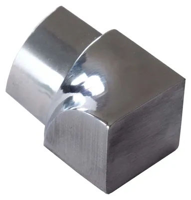 Produktbild von Dalsys Inneneck für Fliesenschiene Viertelkreisprofil Edelstahl Poliert 12,5mm, Fliesenprofil