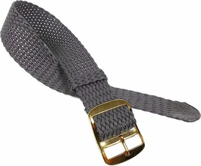 Produktbild von Minott Ersatzband Uhrenarmband Perlon / Textil Durchzugsband Grau , Stegbreite:18mm