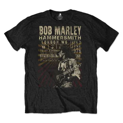 Productafbeelding van Bob Marley - Hammersmith '76 Uni T-shirt - Zwart (klein)