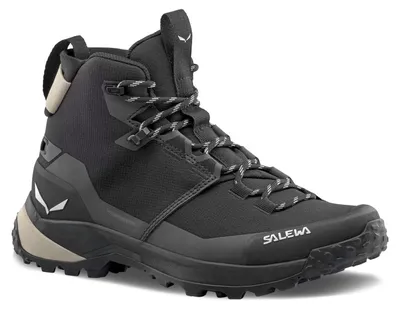 Image de Salewa PUEZ 2 MID PTX W : Chaussures de randonnée pour femmes, chaussures de trekking, couleur noire, taille 36,5
