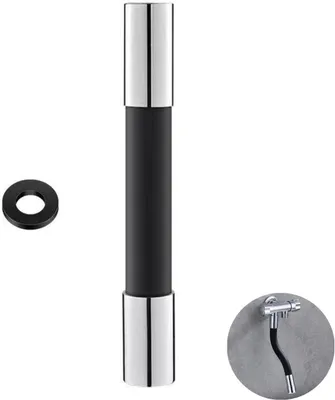 Imagen del producto de Extensión para grifo de cocina, giratoria 360°, flexible, de silicona y latón, para cocina y baño