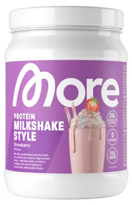 Produktbild von More Nutrition Milkshake Style-360g Strawberry