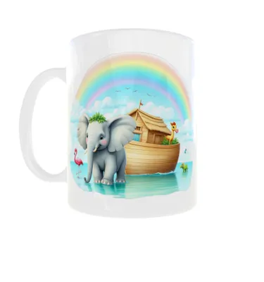 Produktbild von Religiöse Becher 300ml Arche Noah Bibel Tiere v9