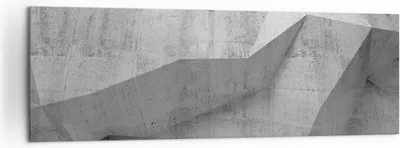Produktbild von Bild auf Leinwand - Leinwandbild - Einteilig - Beton Wand Grau - 160x50cm - Wand Bild - Wanddeko - Wandbilder - Leinwanddruck - Bilder - Wanddekoration - Leinwand bilder - Wandbild - AB160x50-4183