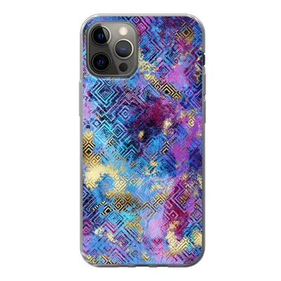Produktbild von MuchoWow® Handyhülle Schutzhülle Hülle für iPhone 13 Pro Marmor - Farbe - Geometrische Formen Silikon Softcase Handy Hülle - Handy-Tasche