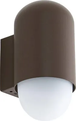Produktbild von Lindby Außenwandleuchte Pilva, braun, Metall, IP44, E27