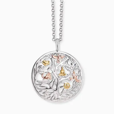 Produktbild von Engelsrufer Halskette Lebensbaum ERN-TREE-TRICO Silber