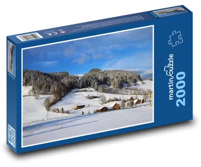 Produktbild von martinpuzzle - Puzzle 2000 Teile - Hochgebirgsdorf