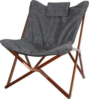 Produktbild von Schmetterlingsstuhl Stuhl Sessel Faltstuhl Regie Stuhl 73x85x98cm grau