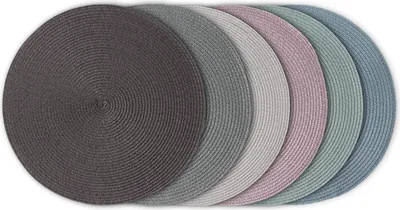 Image de CONTINENTA Tischset rund, graublau Ø38 cm 6625 4017167662503