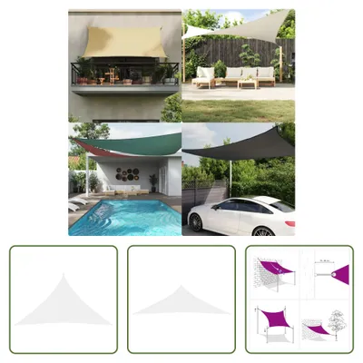 Obrázok produktu pre Markíza Oxford Fabric Triangular 5x5x6 m White