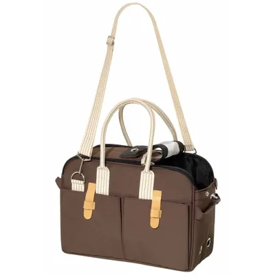 Produktbild von FLAMINGO Haustier-Tragetasche Braun 45x21x30 cm 31415