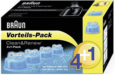 Produktbild von Braun Clean&Renew CC-System Reinigungskartuschen Promo-Pack 4+1