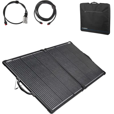 Produktbild von Carbest Solarkoffer Power Solarpanel HC130 130W - Camping Solarmodul Monokristallin Wohnwagen Wohnmobil