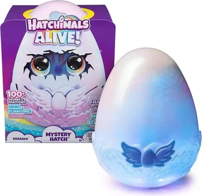 Produktbild von Hatchimals Alive Mystery Ei Draggle, Junge/Mädchen, 5 Jahr(e), Lichteffekte, Mit Ton
