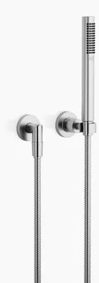 Immagine prodotto di Garniture de douche flexible TARA de Dornbracht avec rosaces individuelles, 27802892-93, 27802892-93