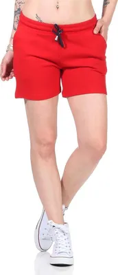 Produktbild von Bequeme Damen Shorts – Sommerliche Freizeit-Hotpants in vielen Farben & Prints Rot/M/38