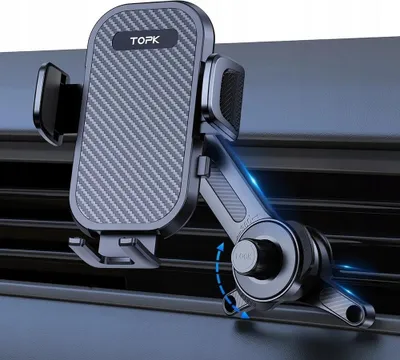 Image de Support universel pour voiture, support pour téléphone pivotant à 360°
