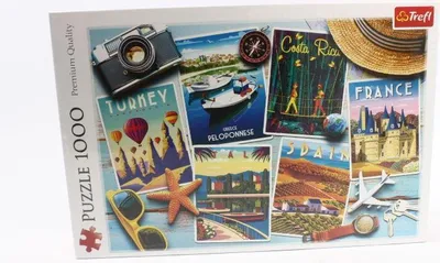 Produktbild von TREFL Puzzle Postkarte aus dem Urlaub 1000 Teile