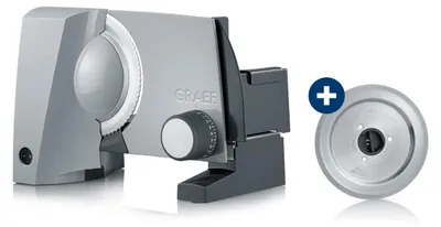 Produktbild von Graef G 52 Twin, Elektro, 2 cm, Grau, Aluminium, Metall, Kunststoff, 140 mm, 22,5 cm