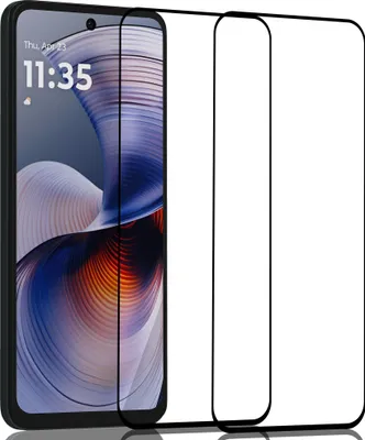 Produktbild von 2-Pack Motorola G55 Displayschutzfolie - Gehärtetes Glas 9H - Super Qualität 3D
