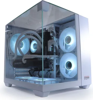 Obrázok produktu pre Chronicle Gaming PC Triorama Intel E5 2678v3, 12 jadier, 32 GB RAM, 500 GB SSD, Nvidia GeForce RTX 3050, vodné chladenie, W11 White,