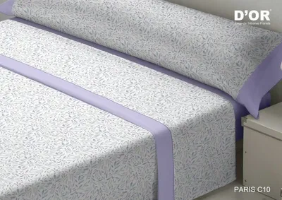 Produktbild von Set d'or paris mauve Bettlaken d'or 160 Flanell