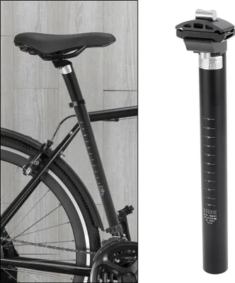 Image de 30.4x300mm Vélo Tige Selle Aluminium Alliage Réglable avec Clamp