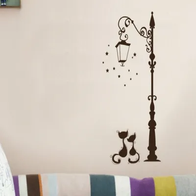 Zdjęcie produktu dla Tatuaż ścienny naklejka ścienna naklejka ścienna salon sypialnia kot dekoracja ścienna DIY