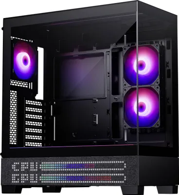 Productafbeelding van PHANTEKS XT View Matrix, computerbehuizing, Midi-tower, E-ATX, gehard glas, Matrix LED - zwart