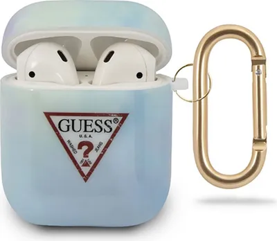 Zdjęcie produktu dla Guess GUACA2TPUMCGC02 AirPods 1/2 coverniebieski/blue Tie & Dye Collection