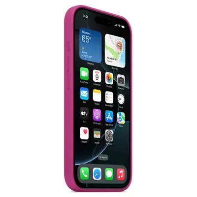 Produktbild von Apple iPhone 16 Pro Max Silikon Case mit MagSafe – Fuchsia, Cover, Apple, iPhone 16 Pro Max, 17,5 cm (6.9"), Fuchsie